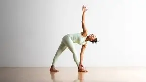 त्रिकोणासन (Triangle Pose - शरीर को त्रिभुज आकार में मोड़ना)