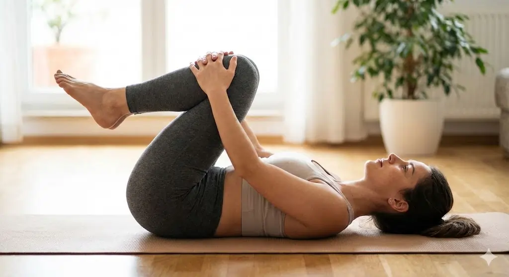 नी टू चेस्ट एक्सरसाइज