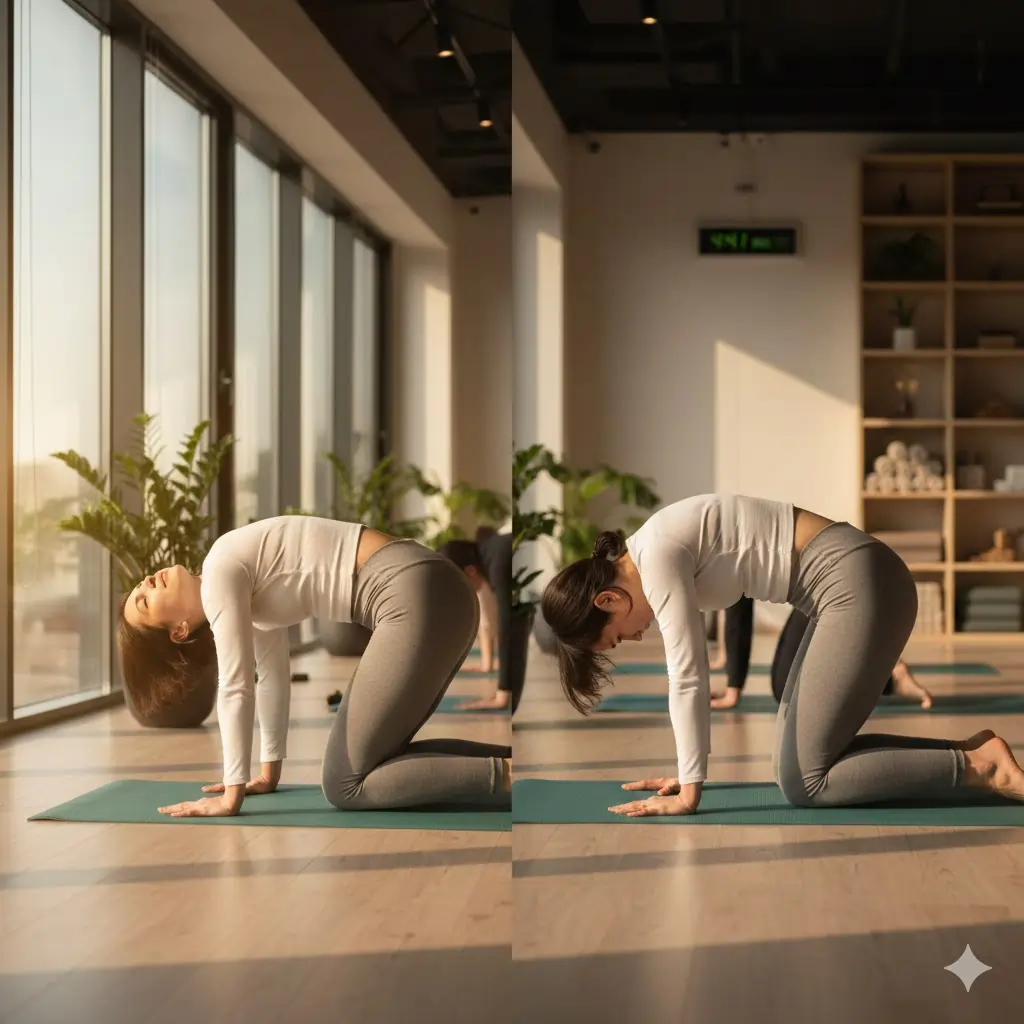 बिल्ली और ऊँट स्ट्रेच