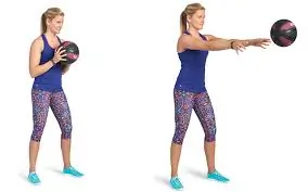 मेडिसिन बॉल चेस्ट पास (Medicine Ball Chest Pass)