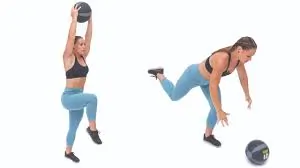 मेडिसीन बॉल स्लैम (Medicine Ball Slam - भारी गेंद को जमीन पर पटकना