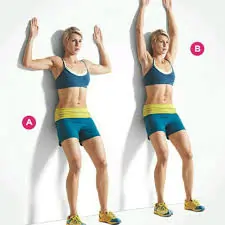 वॉल स्लाइड (दीवार के सहारे पीठ रगड़ना)