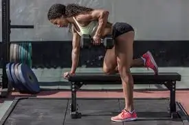 सिंगल-आर्म-डंबल-रो-Single-Arm-Row-एक-हाथ-से-वजन-उठाना