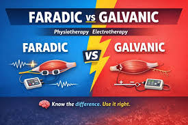 फारैडिक और गैल्वेनिक करंट (Faradic vs Galvanic Current) में क्या अंतर है?