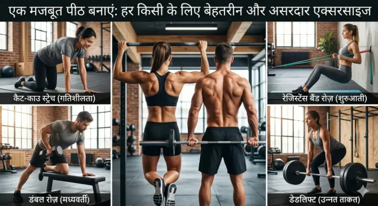 मजबूत पीठ बनाने के लिए सबसे बेहतरीन और असरदार एक्सरसाइज