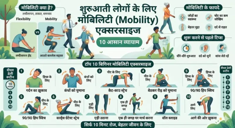 शुरुआती लोगों के लिए मोबिलिटी (Mobility) एक्सरसाइज
