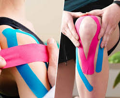 काइनेसियोलॉजी टेपिंग के अलग-अलग कट (I, Y, X, Fan) और उनके विभिन्न उपयोग