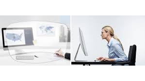 डेस्कटॉप स्क्रीन की ऊंचाई और चश्मे (Bifocal/Progressive lens) का उपयोग: गर्दन दर्द का कनेक्शन