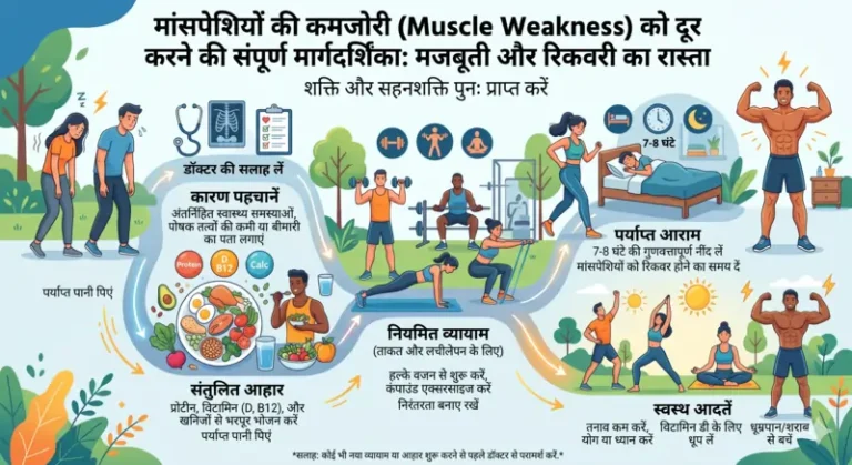 मांसपेशियों की कमजोरी को दूर करने के लिए एक्सरसाइज
