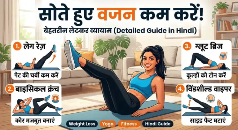 सोते हुए वजन कम करने के बेहतरीन व्यायाम