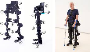 एक्सोस्केलेटन (Exoskeleton Bionics) लकवे या स्पाइनल कॉर्ड इंजरी के मरीजों को दोबारा चलाने वाले आधुनिक रोबोटिक सूट।