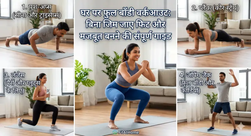 घर पर फुल बॉडी वर्कआउट