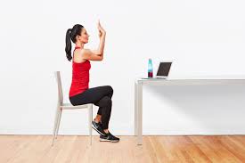 डेस्क-स्ट्रेच (Desk Stretch) अपनी कुर्सी छोड़े बिना हर 2 घंटे में किए जाने वाले 5 मिनट के व्यायाम।