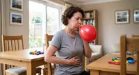 Balloon Blowing Exercise