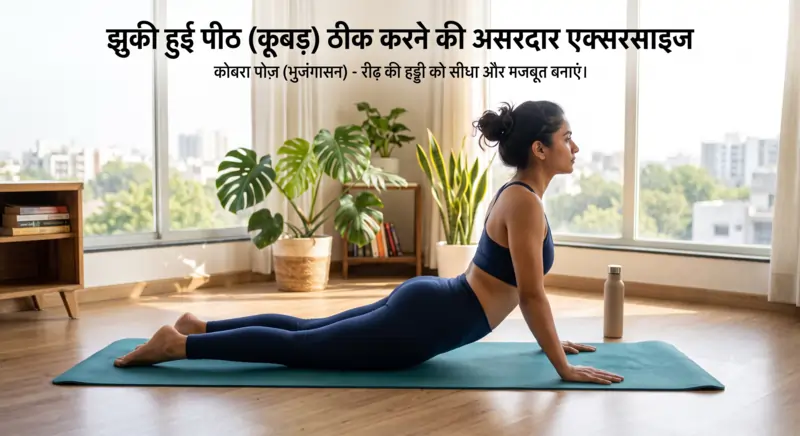 झुकी हुई पीठ (कूबड़) ठीक करने की असरदार एक्सरसाइज