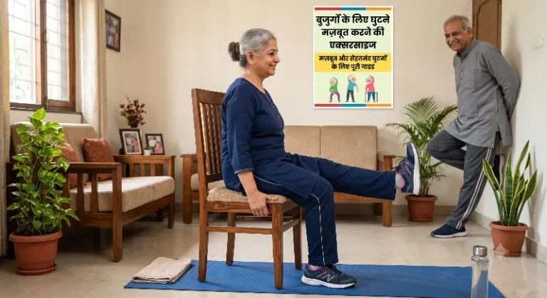 बुज़ुर्गों के लिए घुटने मज़बूत करने की बेस्ट एक्सरसाइज़