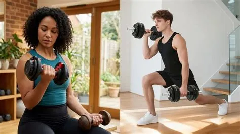 होम वर्कआउट के लिए सिर्फ 2 डम्बल (Dumbbells) से फुल-बॉडी वर्कआउट प्लान