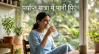 पर्याप्त मात्रा में पानी पिएं