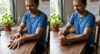 मुट्ठी बंद करना और खोलना (फिस्ट क्लेंच)