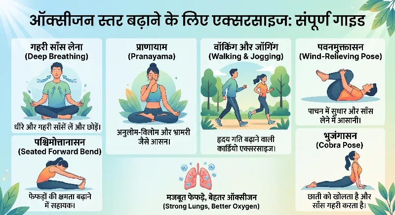 ऑक्सीजन स्तर बढ़ाने के लिए बेस्ट एक्सरसाइज
