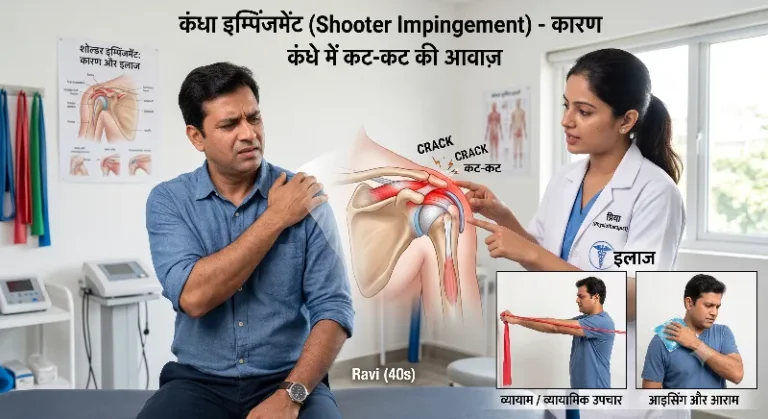 कंधे में कट-कट की आवाज़