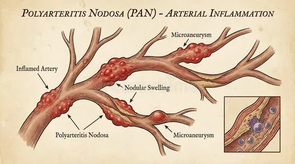 पॉलीआर्टेराइटिस नोडोसा (Polyarteritis Nodosa)