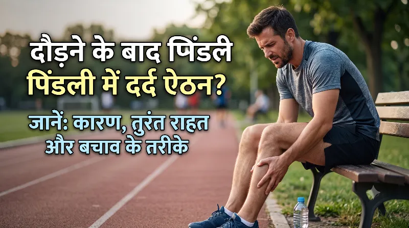 दौड़ने के बाद पिंडली में दर्द और ऐंठन