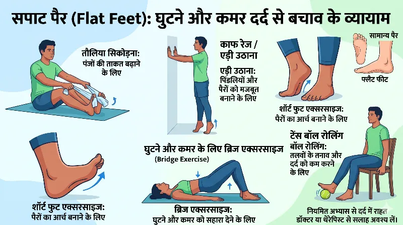 सपाट पैर (Flat Feet)